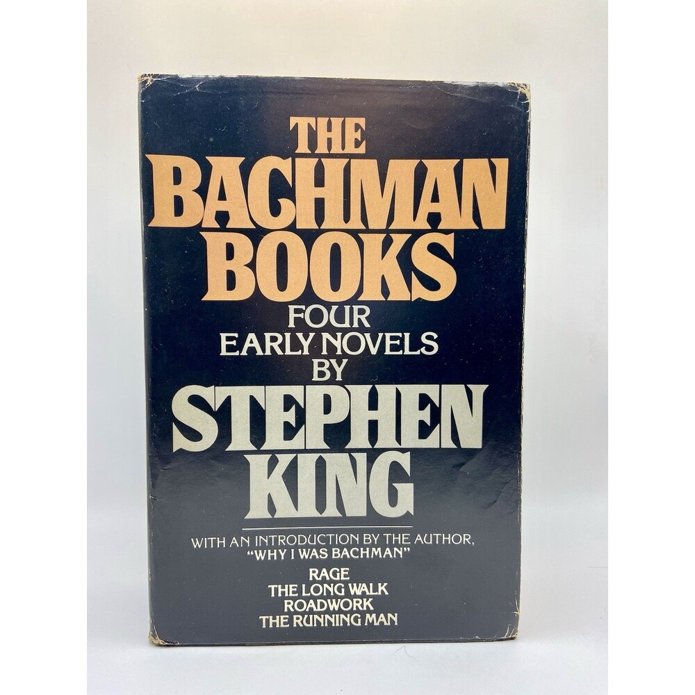 The Bachman Books Hardcover - Stephen King - NAL Books - Book Club Edition RAGE
